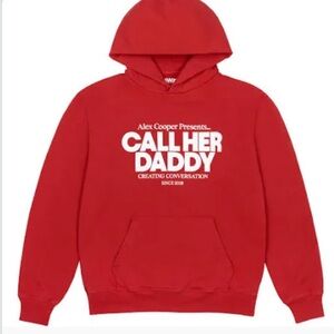 Call Her Daddy Red Hoodie